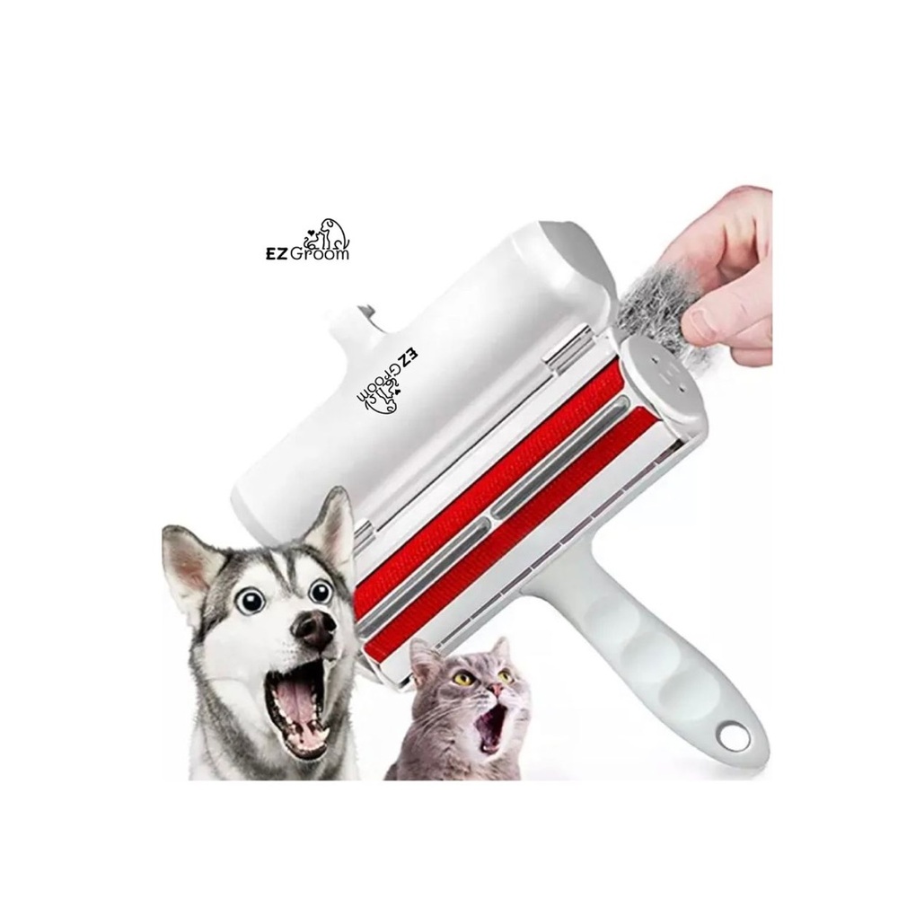 Pet Reusable Cat and Dog Hair Remover for Portable, Multi-Surface Lint Roller